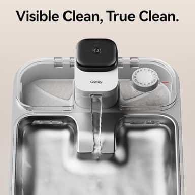 Stainless Steel Cat Water Fountain Wireless for Cats Indoor, Automatic Metal Dog Water Dispenser,Cordless Battery Operated Pet Drinking Fountain,Rechargeable Waterer with Motion Sensor 123oz, Gray - Image 2