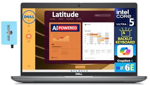 Dell Latitude 5450 Laptop 14.0" FHD Display (Intel Ultra 5 125U, 16GB DDR5, 512GB SSD, Backlit KB, 2 Thunderbolt 4, WiFi 6E, Webcam, Bluetooth 5.3, Win 11 Pro) w/DKZ USB Port Expander - Image 1