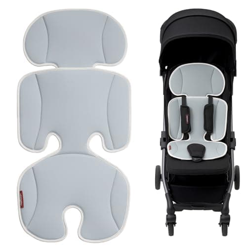 Momcozy Stroller Cooling Pad | Universal Soft Cooler Pad, Breathable & Adjustable Car Seat Liner | Detachable 2-Piece Cooling Cushion | Fits Strollers, Car Seat, High Chair, Bassinet, Swing - Image 1