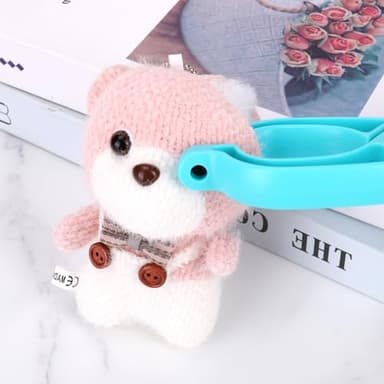 Juome Upgraded Safety Eye Tool for Crocheting - Crochet Tools for Attaching Crochet Safety Eyes, Auxiliary Tool for 5-30mm Stuffed Animals Safety Eyes Doll Making Supplies (Blue 1pcs) - Image 5