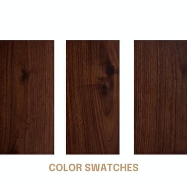 NTC Lux Solid Wood Nightstand with Drawer, Mid Century Modern Side Table Bedroom, Bedside Furniture, Night Stand, End Table, Easy Assembly - Dark Walnut - Image 7