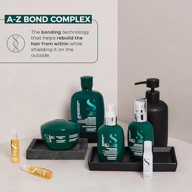 Alfaparf Milano Semi di Lino Reconstruction Reparative Shampoo and Mask Set - Sulfate Free Shampoo and Hair Mask for Damaged Hair - Repairs, Reconstructs, Strengthens - Adds Shine and Softness - Image 7