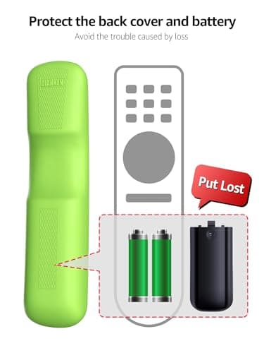 (Glow-Green) Shockproof Case for LG AN-MR21GA / AN-MR21GC 2021 Remote Control, Anti-Slip Protective Cover for LG MR22GA MR22GN Magic Remote 2022 Case Sleeve Holder Protector Skin - Image 4