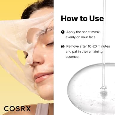 COSRX Snail Mucin Sheet Mask 10 EA with Snail Mucin Serum, Self Care, Face Masks for Dry, Sensitive Skin, Not Tested on Animals, No Parabens, No Sulfates, Korean Skin Care - Image 6