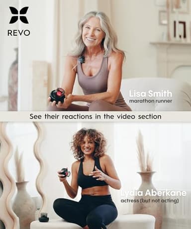 REVO The Original 4-in-1 Smart Cupping Therapy Massager, Red Light Therapy for Targeted Pain Relief, Knots, Aches, Muscle Soreness, Circulation & Tighter Skin, Portable Electric Massager- 2 Pack - Image 6