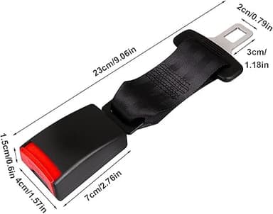 KoovDem 2-PCS Universal Metal Belt - Durable - Extenders Bag Quick Release Buckle for Replacement 14-Inch Belt Buckle - Image 2