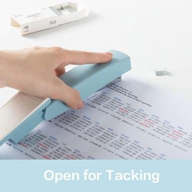 Deli Stapler, Desktop Stapler, 2 Pack, Office Staplers, 25 Sheet Capacity, Includes 2000 Staples and 2 Staple Removers, 2 Pack, Blue - Image 5