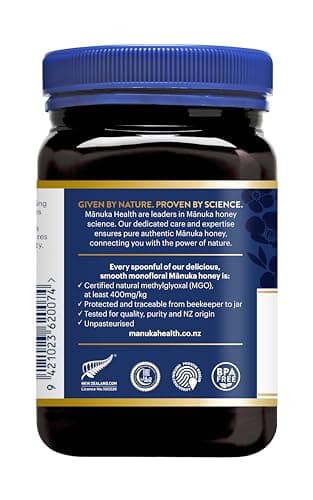 Manuka Health UMF 13+/MGO 400+ Manuka Honey (500g/17.6oz), Superfood, Authentic Raw Honey from New Zealand - Image 7