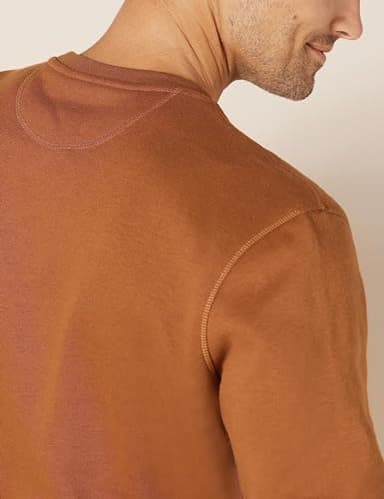 Amazon Essentials Men's Fleece Crewneck Sweatshirt - Toffee Brown, Large (Available in Big & Tall Sizes) - Image 4