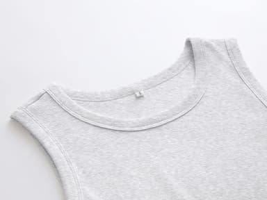 ANRABESS Womens Sleeveless High Neck Tank Tops Fashion Summer Casual Basic Slim Fit Ribbed Racerback Top Shirt Clothes Light Gray Small - Image 3