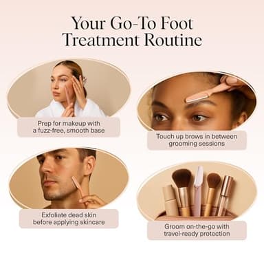 Kitsch Dermaplane Razor for Women Face – Face Razors for Women & Men, Eyebrow Trimmer & Face Shaver – Exfoliating Facial Razor & Skin Care Tool for Smoother Skin - Terracotta, 12 pcs - Image 6