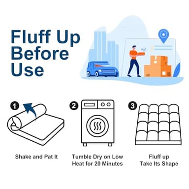 COONP Queen Mattress Topper, Extra Thick Pillowtop, Cooling and Plush Mattress Pad Cover Cotton Top Bed Topper Protector with 8-21 Inch Deep Pocket - Image 6