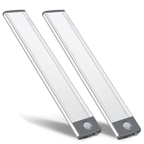 LEPOTEC 30-LED Motion Sensor Cabinet Light,Magnetic Motion Activated Under Counter Closet Lighting, Wireless USB Rechargeable Kitchen Cupboard Night Lights,Motion Activated Light Bar-2Pack - Image 1