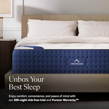 DreamCloud 12" Twin XL Mattress - Luxury Gel Memory Foam - 365 Night Trial - Premium Pressure-Relieving Layers - Forever Warranty - CertiPUR-US® Certified - Image 5