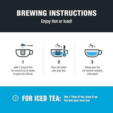 Tiesta Tea - Fireside Spice, Mulled Wine Herbal tea, Premium Loose Leaf Tea Blend, Non Caffeinated Holiday Teas, Make Hot or Iced & Brews Up to 200 Cups - 16 Ounce Resealable Bulk Pouch - Image 5