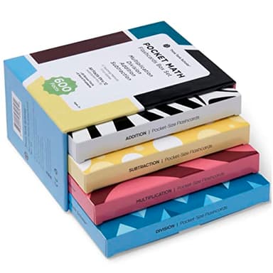 Award-Winning Math Flash Cards Set: 600 Facts for Addition, Subtraction, Multiplication & Division - 10 Fun Learning Games - Perfect for Kids Ages 5-10, Grades 1-6 - Gift-Ready & Teacher-Approved - Image 1