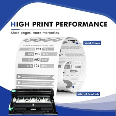 DR830 DR-830 Drum Unit Black 2-Pack Replacement for Brother DR830 DR 830 DR-830 HL-L2400D L2405W L2460DW L2460DWXL L2865DW L2480DW DCP-L2640DW MFC-L2807DW L2820DW L2820DWXL Printer (Not Toner) - Image 8