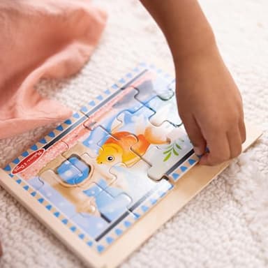 Melissa & Doug 4‑in‑1 Wooden Pets Jigsaw Puzzle Set, 48 Pieces with Storage Box, Toddler Puzzle Toy for Kids Ages 3+ - FSC Certified - Image 7