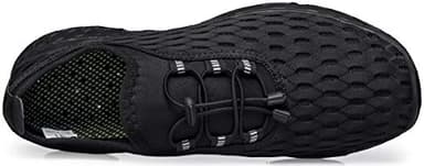 DOUSSPRT Women's Water Shoes Quick Drying Sports Aqua Shoes DarkBlack Size 7 - Image 5