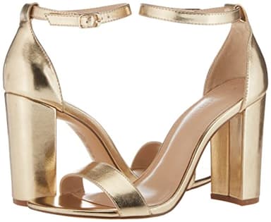 The Drop Women's Rebecca Strappy High Block Heel Sandal, Gold, 6.5 - Image 7