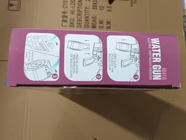 Electric Water Gun,Squirt Gun Toy,Automatic Water Gun Long Range Blaster Up to 32 FT,Outdoor Pool Party Shooting Game Toy with 2 Water Tanks & 2 Kits Batteries,Ideal Summer Gift for Kids & Adults. - Image 6