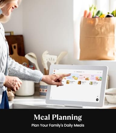 Cozyla Digital Calendar+ 2: 15.6'' Wall Planner Touch Screen Chore Chart Customize Dashboard Smart Electronic Calendar for Family Schedules Meal Planner Support App Store with Stand White - Image 8