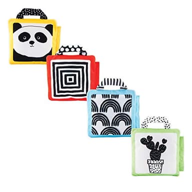 Sassy Reversible Soft Sensory Activity Panels, 4Count, Ages 0+ Months - Image 2