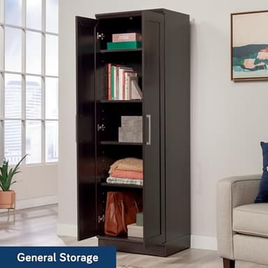 Sauder HomePlus Kitchen Pantry Storage Cabinet with Adjustable Shelves, Laundry Bathroom, L: 23.31" x W: 17.01" x H: 71.18", Dakota Oak - Image 14