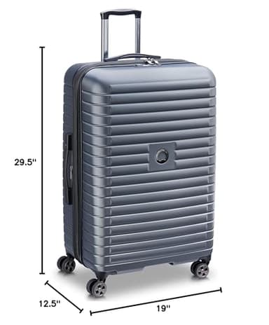 DELSEY PARIS Cruise 3.0 Hardside Expandable Luggage with Spinner Wheels, Graphite, 3 Piece Set (20/24/28) - Image 10