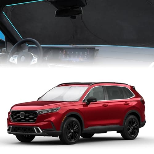 INSAUTO for 2026 CRV Windshield Sun Shade Sunshade Foldable Custom Fit 2023 2024 2025 Honda CR-V Accessories Windshield Cover Front Window Shield Blocks UV Rays and Heat Car Interior Protector - Image 1
