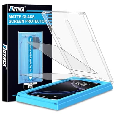 Mothca 2 Pack Matte Glass Screen Protector for iPhone 17 Pro Max/iPhone 16 Pro Max 6.9-inch [Auto Fit Box Dust-Free] Full Coverage Anti-Glare & Anti-Fingerprint Tempered Glass, Smooth as Silk - Image 1