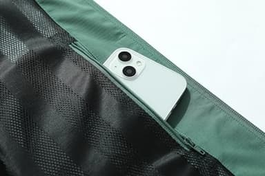 DECKTIN Women's Waterproof Raincoat Lightweight Rain Jacket Detachable Hood Travel Outdoor Olive XL - Image 6