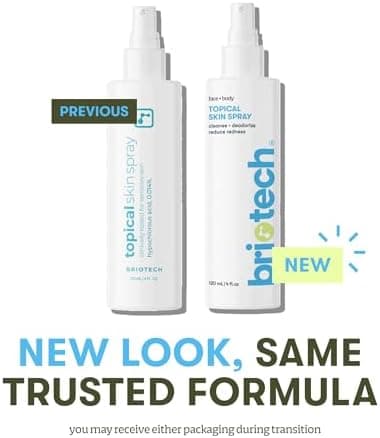 BRIOTECH Topical Skin Spray, Hypochlorous Acid Spray for Sensitive Skin, HOCl Facial Mist, Full Body Support Against Irritation, Calm Redness, Soothe Foot & Scalp, 4 oz - Image 6