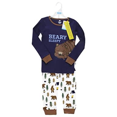 Hudson Baby Unisex Baby and Toddler Cotton Pajama Set, Bear, 18-24 Months - Image 2