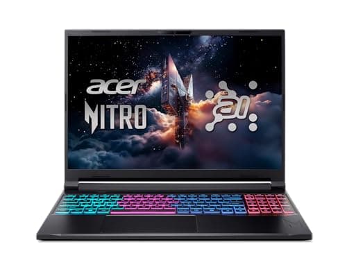 Acer Nitro V 16S AI Gaming Laptop | AMD Ryzen 7 260 Processor | NVIDIA GeForce RTX 5060 Laptop GPU (572 AI Tops) | 16" WUXGA IPS 180Hz Display | 32GB DDR5 | 1TB Gen 4 SSD | Wi-Fi 6 | ANV16S-41-R2AJ - Image 1