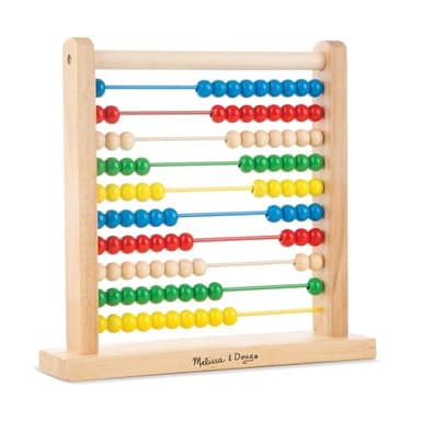 Melissa & Doug Abacus - Classic Wooden Educational Counting Toy With 100 Beads - Image 4
