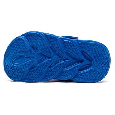 HOBIBEAR Boys and Girls Classic Graphic Kids Garden Clogs Slip on Water Shoes (Blue-Size 5 Big Kid) - Image 4