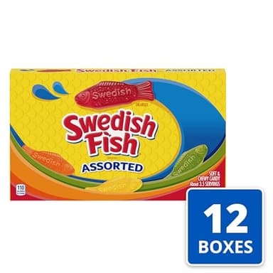 SWEDISH FISH Assorted Soft & Chewy Candy, 12 - 3.5 oz Boxes - Image 4