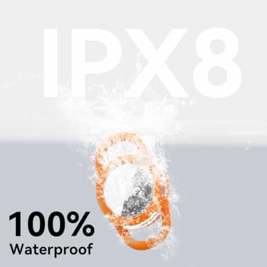 Waterproof Airtag Holder for Dog Collar, Soft Full-Body Protective Airtag Holder for Dog & Cat Collars, Ultra-Durable, Easy Installation, Lightweight Clear Airtag Case (Orange, Small) - Image 3