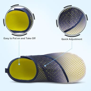 L-RUN Barefoot Womens Shoes Summer Water Shoes Mens Outdoor Non-Slip Garden Shoes White M US (Women 5.5, Men 4)=EU36 - Image 4