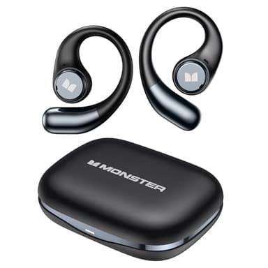 Monster Open Ear AC336 Headphones, Bluetooth 6.0 Wireless Earbuds with Stereo Sound, ENC Clear Call, 21H Playtime, Type-C Charging, Touch Control, IPX6 Waterproof Open Ear Earbuds for Sports Fitness - Image 1