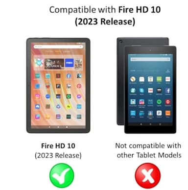 Anti-Glare Screen Protector (2 Pack), for Amazon Fire HD 10, (13th Gen, 2023 release) - Image 2