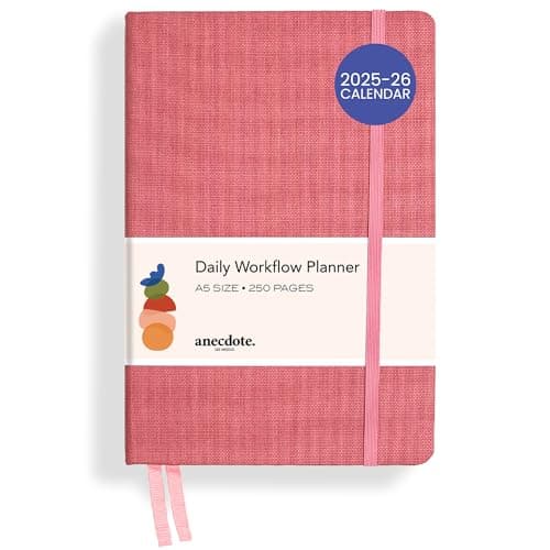 Anecdote 2025-2026 Planner: A Monthly, Weekly & Daily Planner 2025-2026 for Planning Your Success - A5 Size Hardcover Start Anytime and Achieve your Goals - Blossom - Image 1