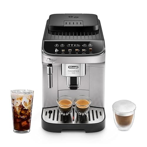 De'Longhi Magnifica Evo Automatic Espresso & Coffee Machine with Manual Milk Frother, Built-in Grinder & Auto-Clean Function - For Latte, Cappuccino, Americano, Iced Coffee, ECAM29043SB - Image 1
