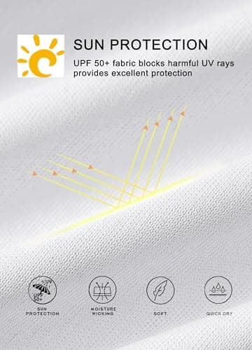 Willit Boy's UPF 50+ Sun Protection Shirt Long Sleeve Rash Guard Swim Shirts Youth SPF Fishing Quick Dry Shirt White M - Image 4