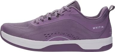 WHITIN Women's Zero Drop Wide Toe Box Road Running Shoes Width Walking Sneaker Size 7 Comfy Slip Resistant Sport Training Tennis Sport 38 Purple - Image 2