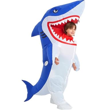 One Casa Blow Up Party Costume,Inflatable Costumes for Kids, Full Body Shark Costume,Halloween Costumes for Boys Girls (4-5YRS) - Image 5
