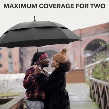 Repel Umbrella Windproof Travel Umbrellas for Rain - Easy Auto Open Close, Durable & Compact Umbrella, Strong Fiberglass Frame, Waterproof Canopy - Backpack, Purse, Portable Umbrella for Travel - Image 4