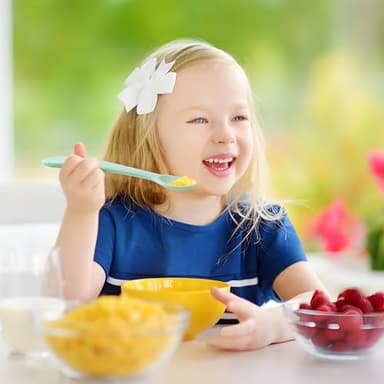 PandaEar 7 Pack Silicone Baby Feeding Spoons, First Stage Training Spoon Infant Utensils Feeding Supplies, BPA Free Gum-Friendly Soft Tip Baby Led Weaning Spoon - Image 4