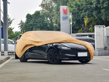 JURMON Heavy Duty Outdoor Car Cover Custom Fit for Tesla Model 3, Windproof All Weather Waterproof Sun Rain UV Dust Snow Protection Outdoor Car Covers - Image 6